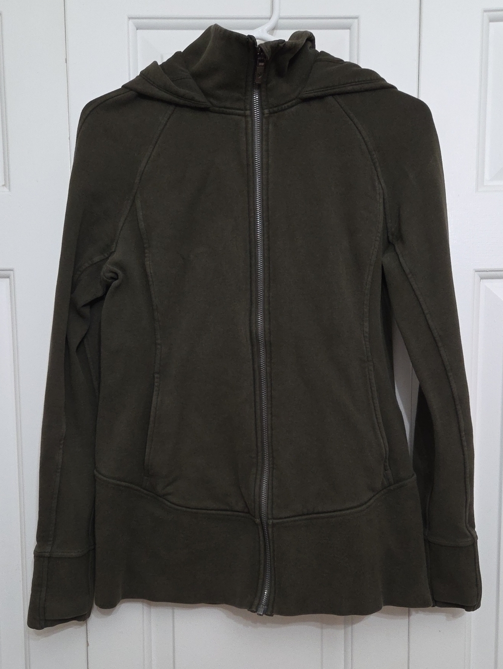 Lululemon Hooded Radiant Jacket Full-Zip Hoodie Dark Olive/ 8 - Picture 3 of 11